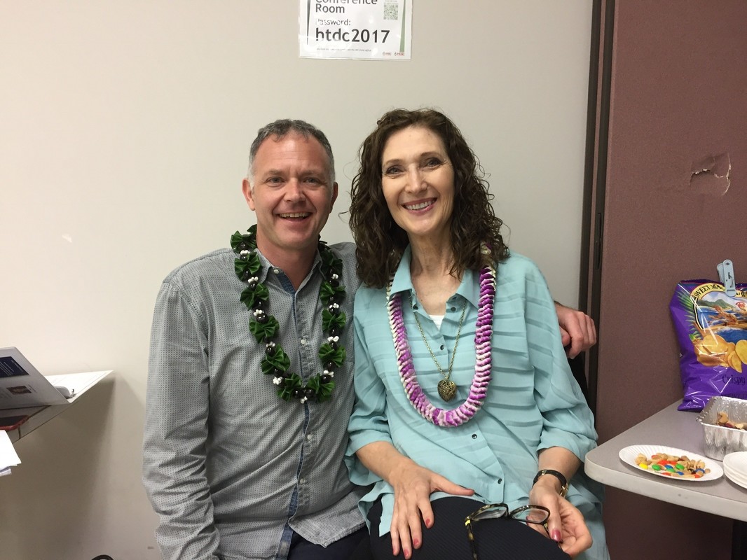 Dimitrij Samoilow og Rebecca Jorgenson  EFT-Externship i Honolulu